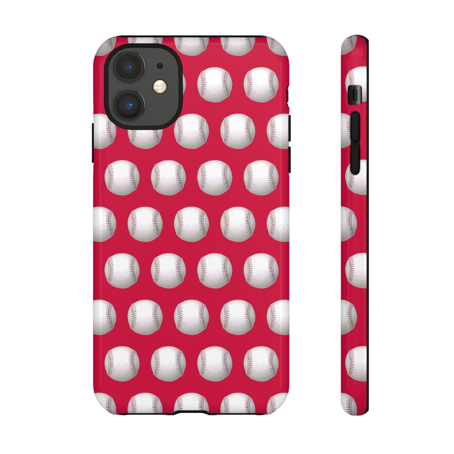 Baseball Phone Case Red