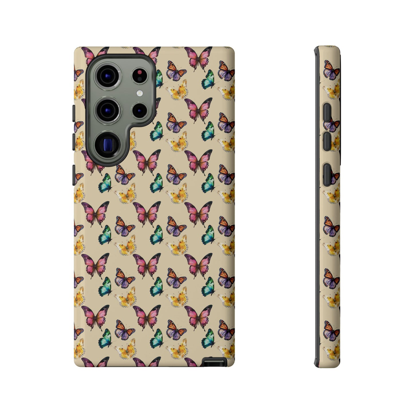 Butterfly Phone Case Cream