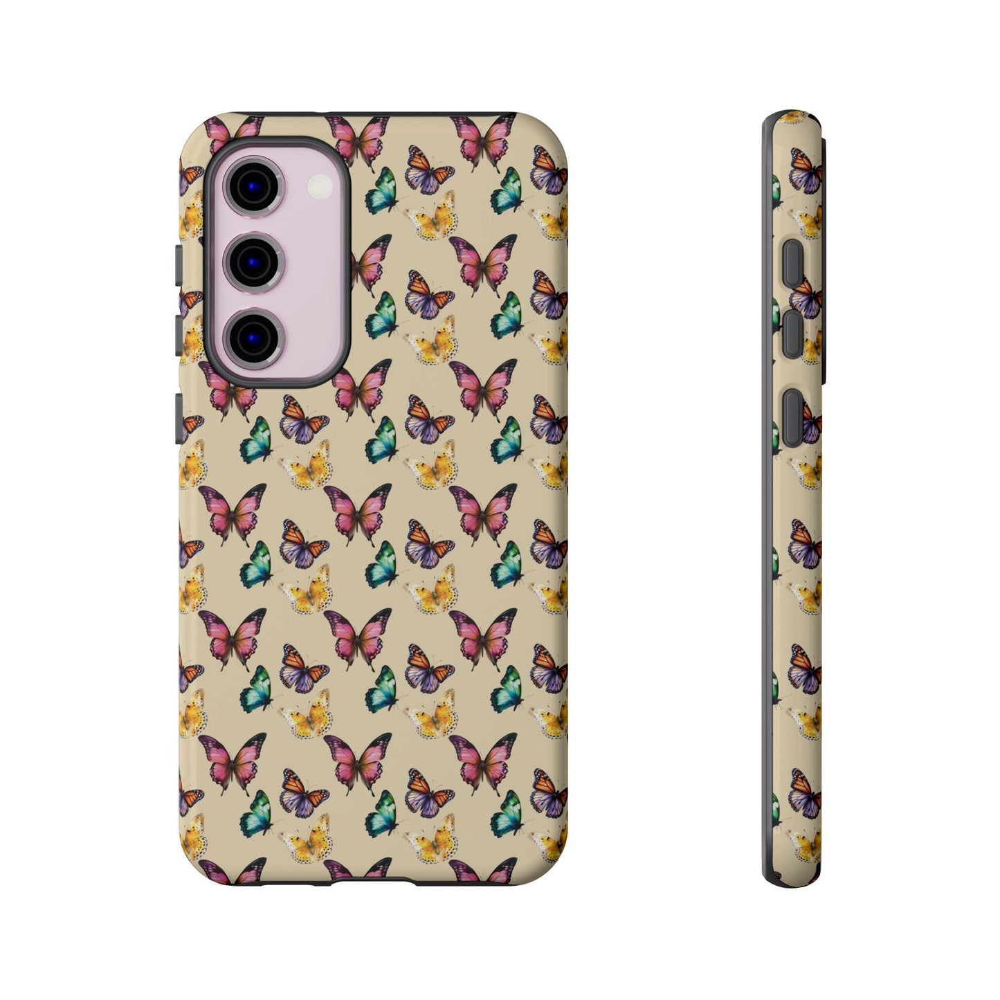 Butterfly Phone Case Cream