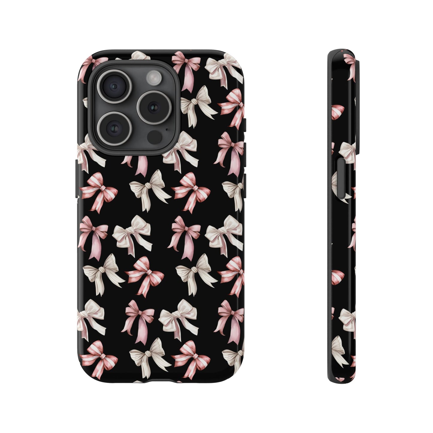 Bow Phone Case Black