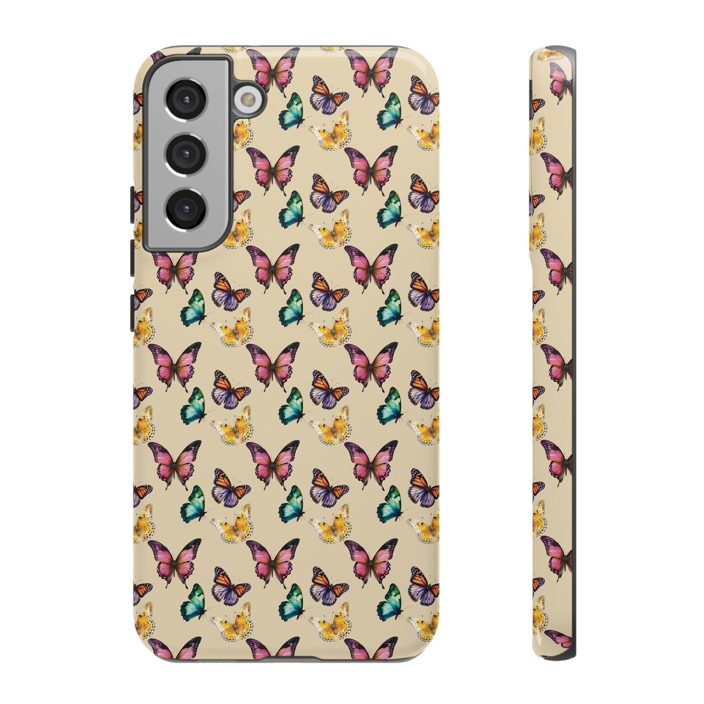 Butterfly Phone Case Cream