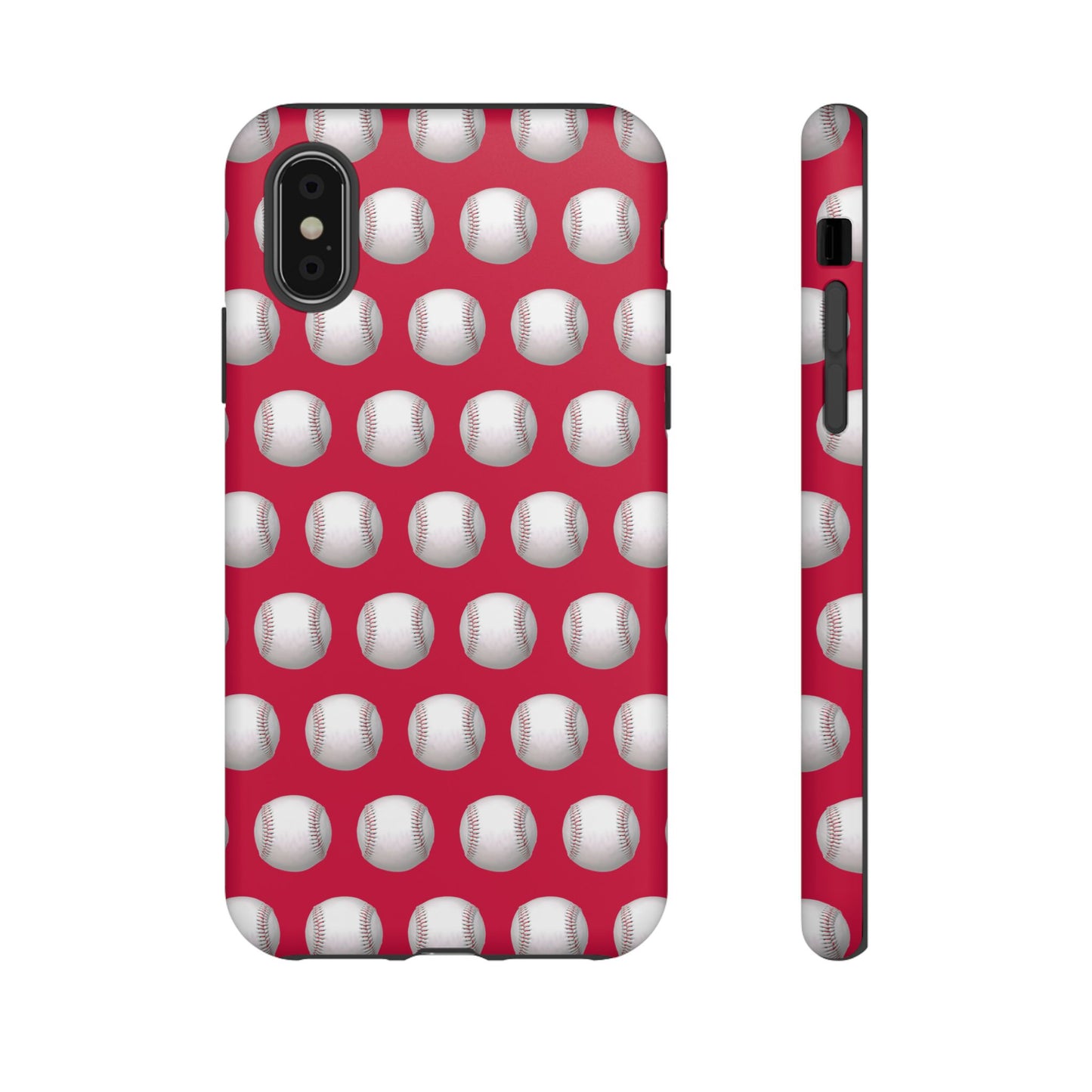 Baseball Phone Case Red