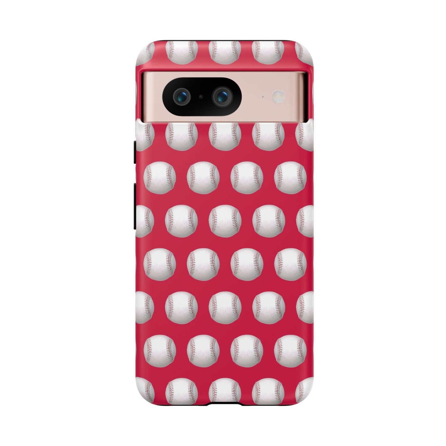 Baseball Phone Case Red