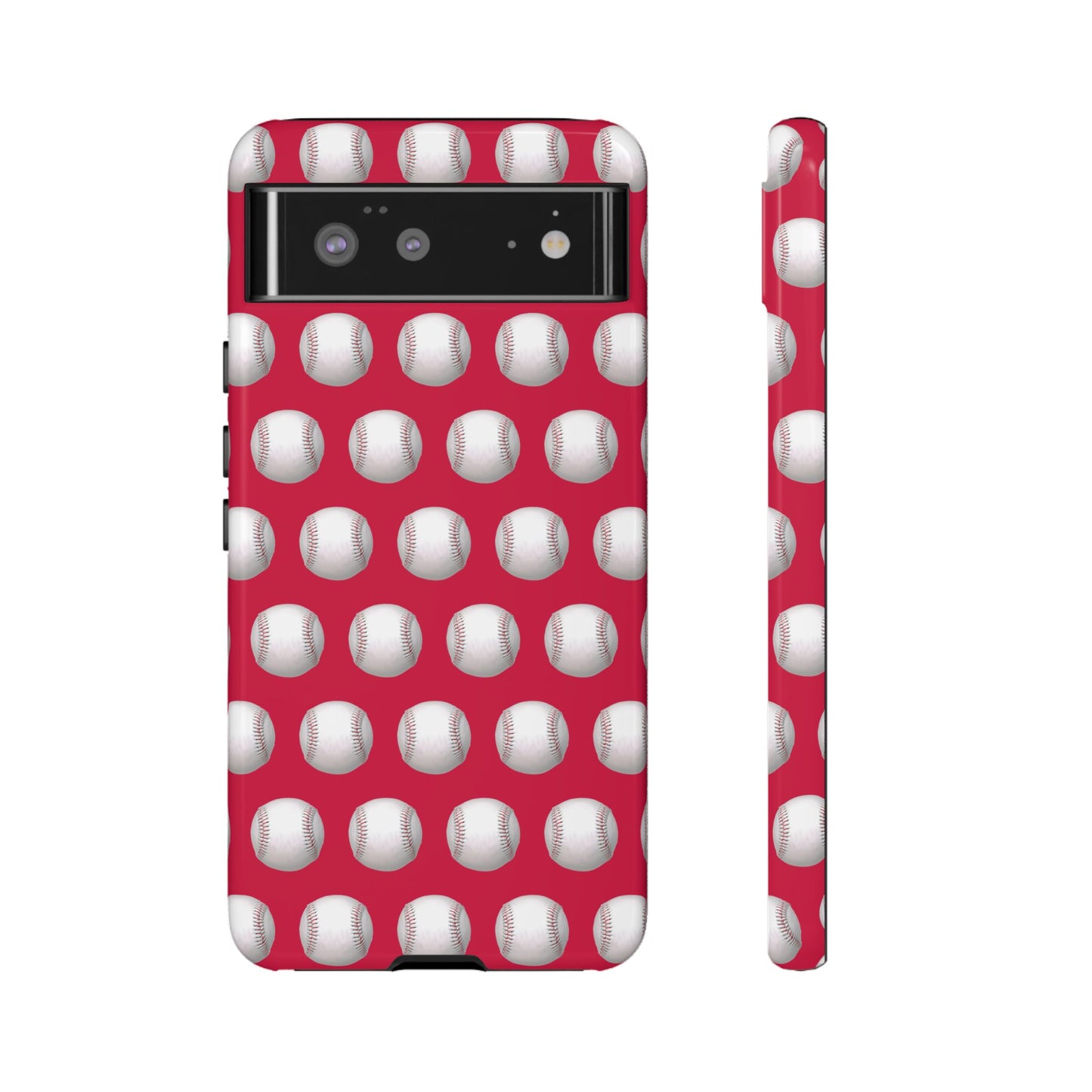 Baseball Phone Case Red