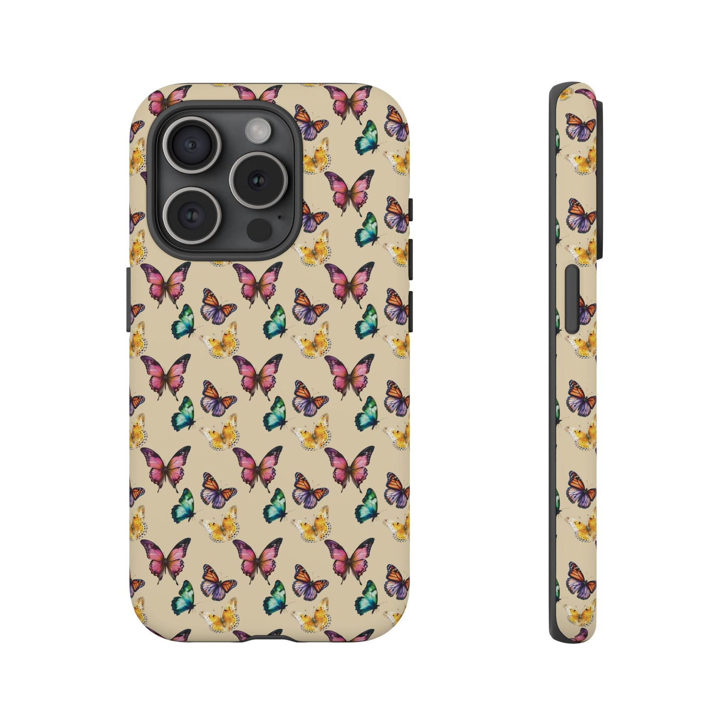 Butterfly Phone Case Cream
