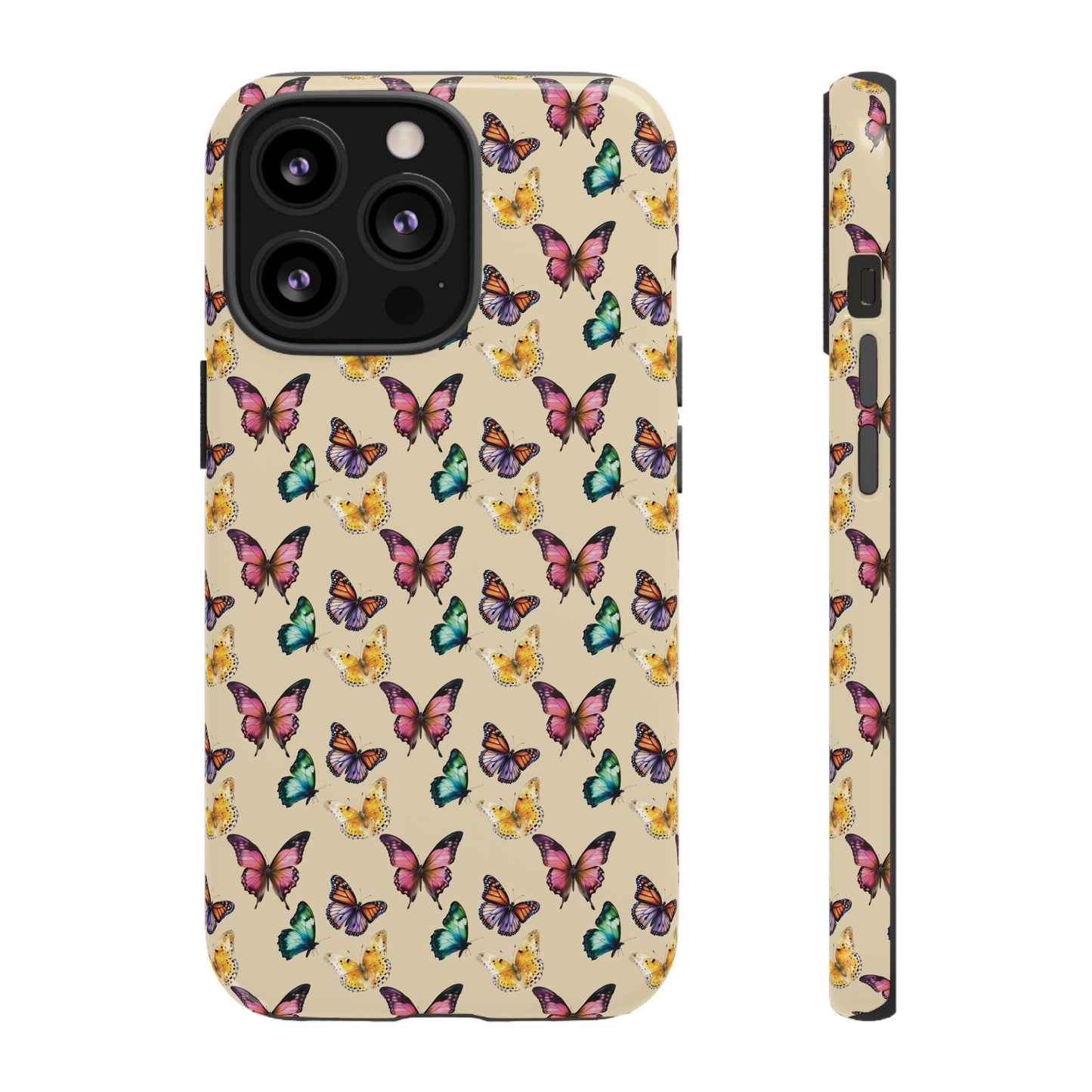 Butterfly Phone Case Cream