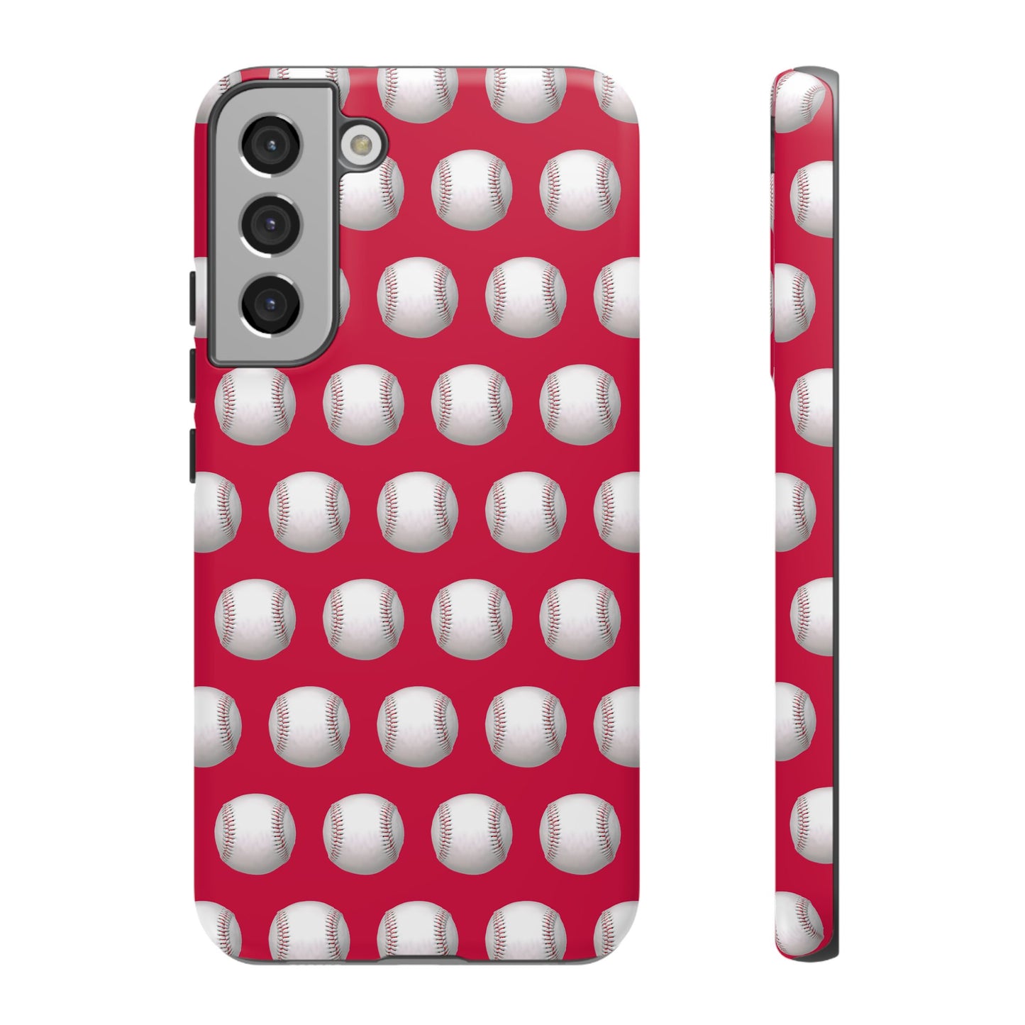 Baseball Phone Case Red