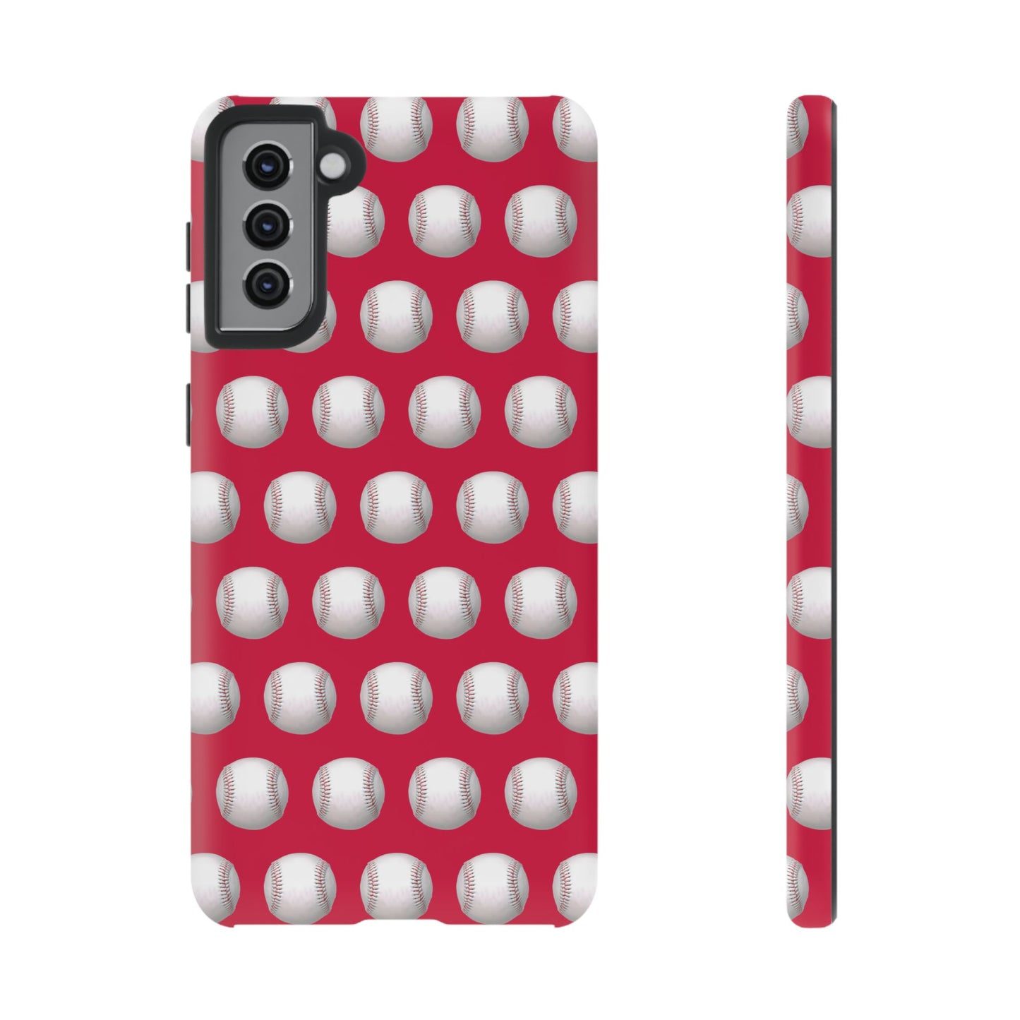 Baseball Phone Case Red