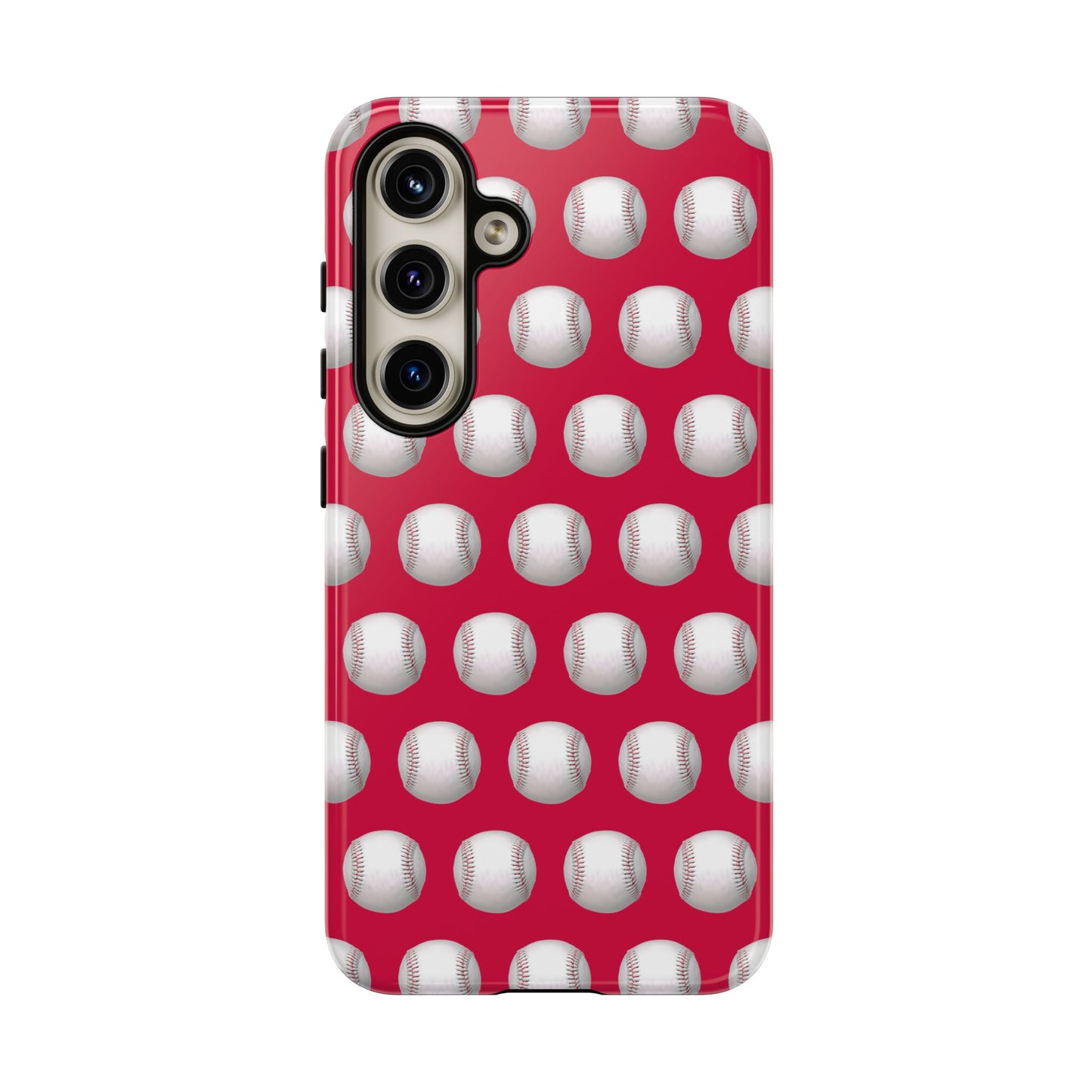 Baseball Phone Case Red