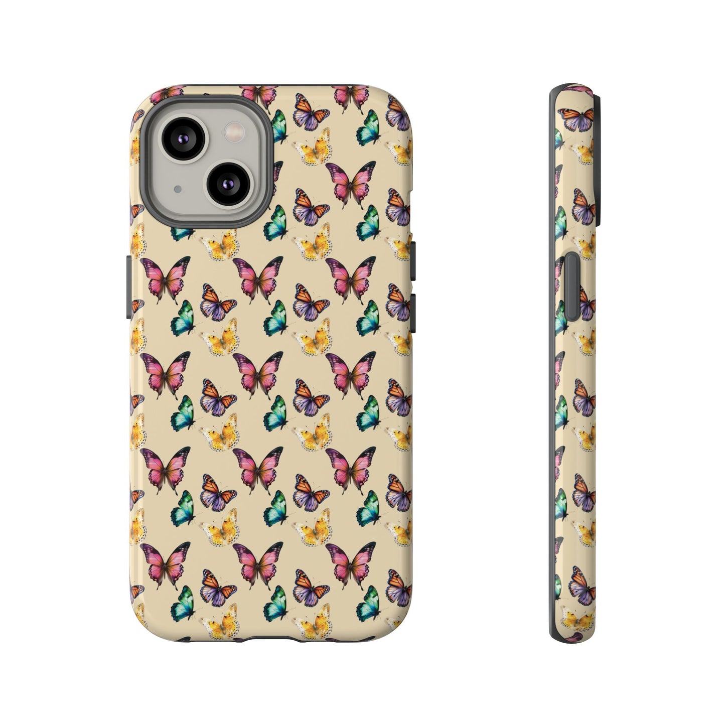Butterfly Phone Case Cream