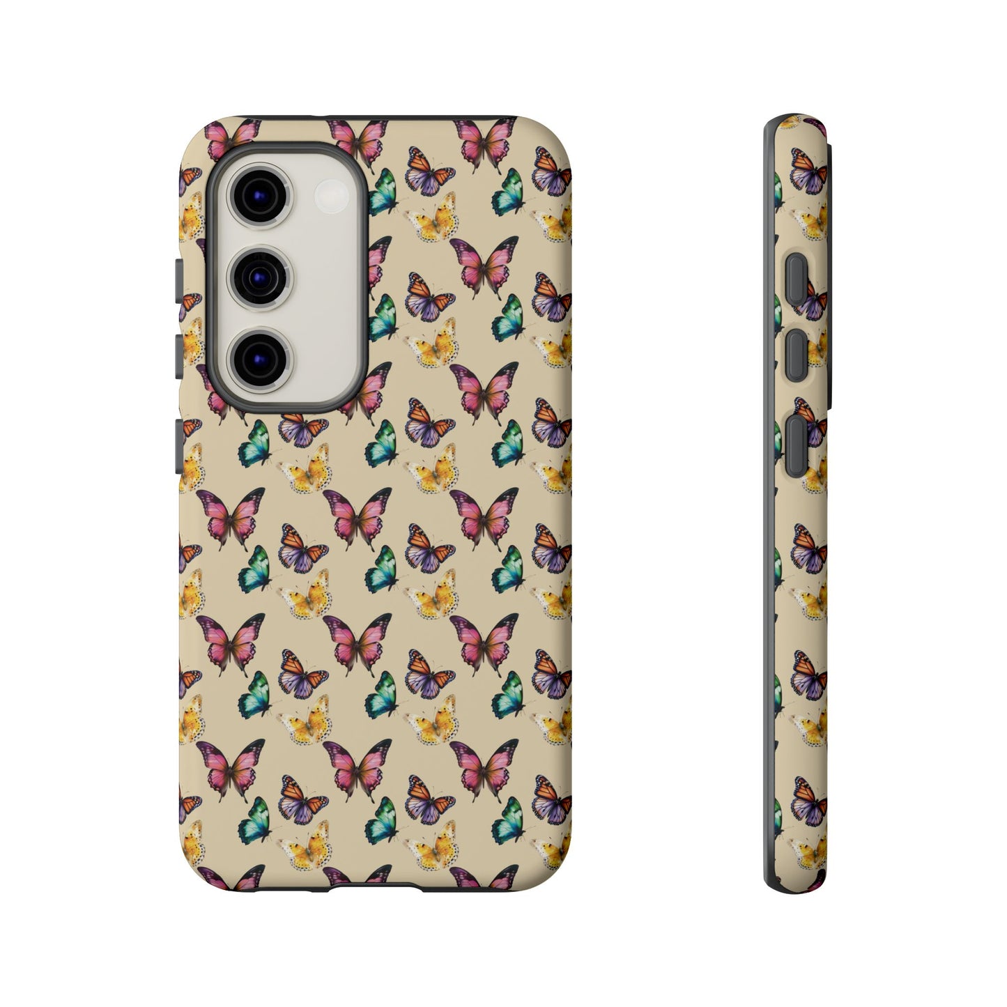 Butterfly Phone Case Cream