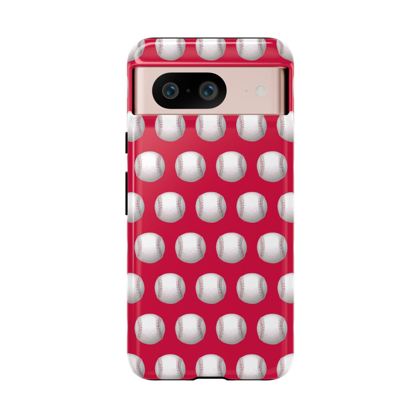 Baseball Phone Case Red