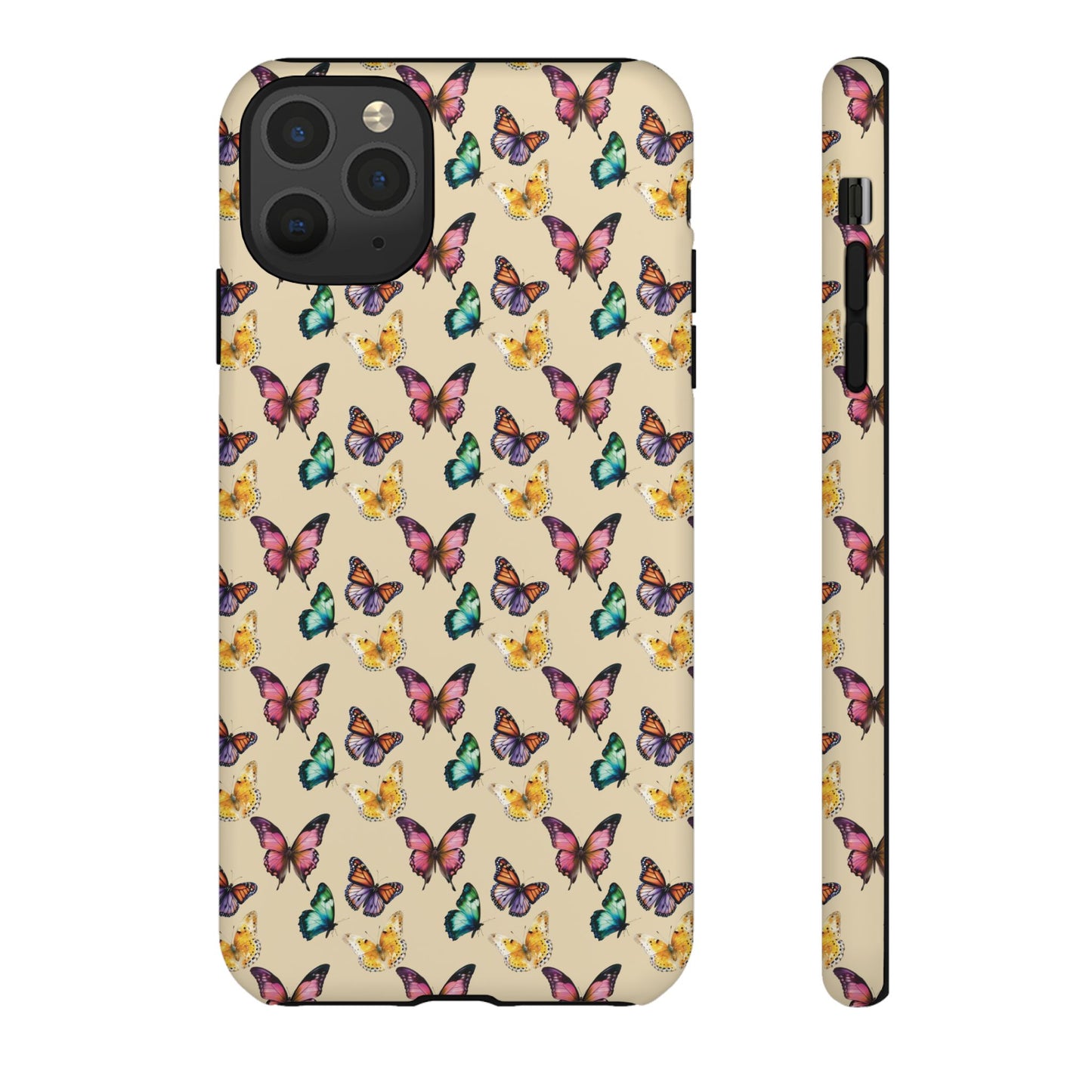 Butterfly Phone Case Cream