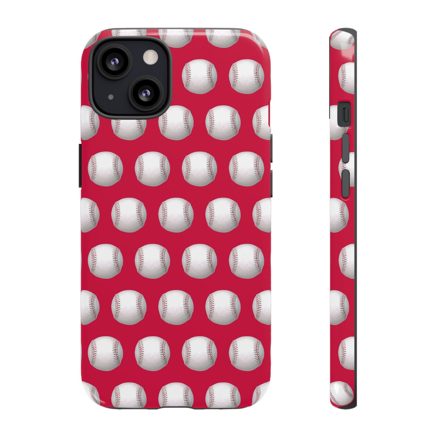 Baseball Phone Case Red