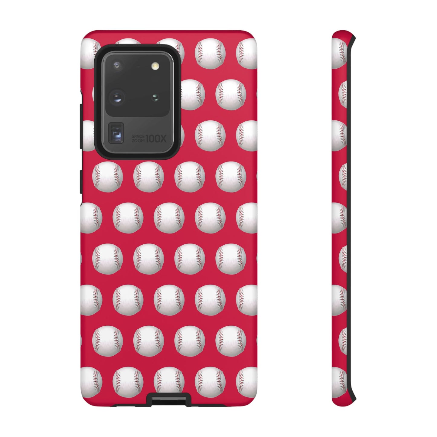 Baseball Phone Case Red