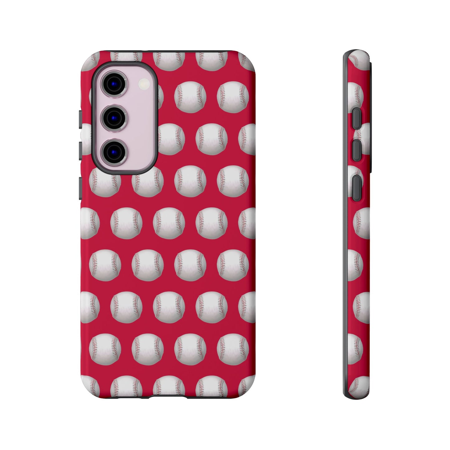 Baseball Phone Case Red