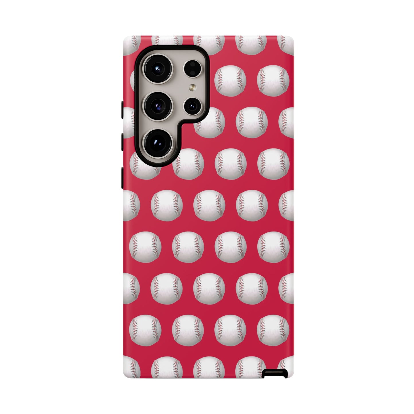 Baseball Phone Case Red