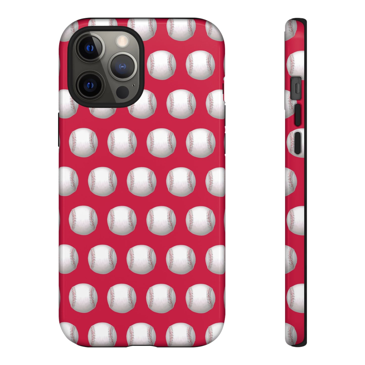 Baseball Phone Case Red