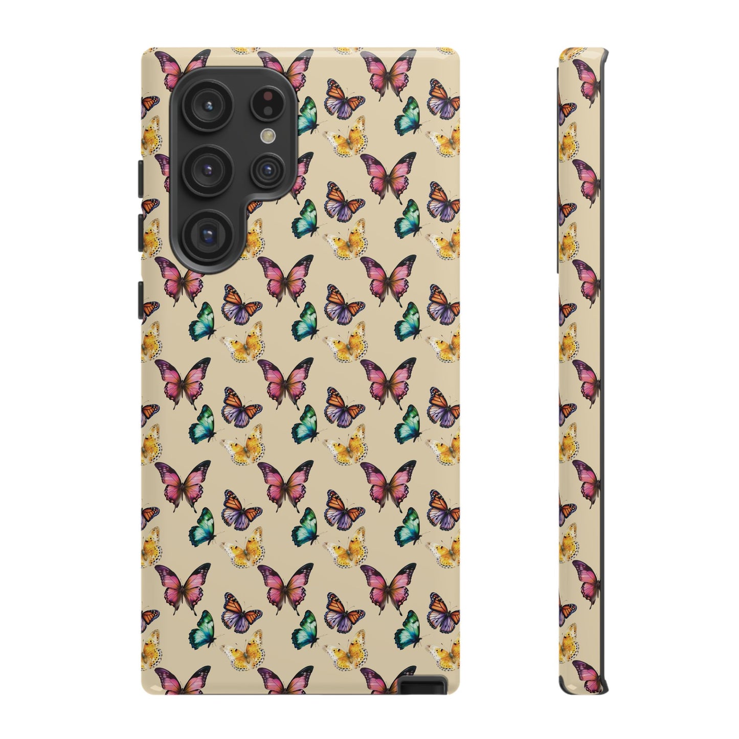 Butterfly Phone Case Cream