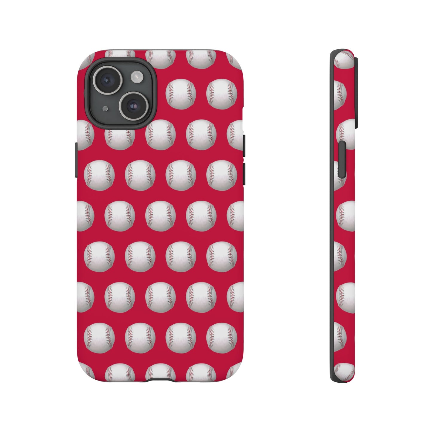 Baseball Phone Case Red