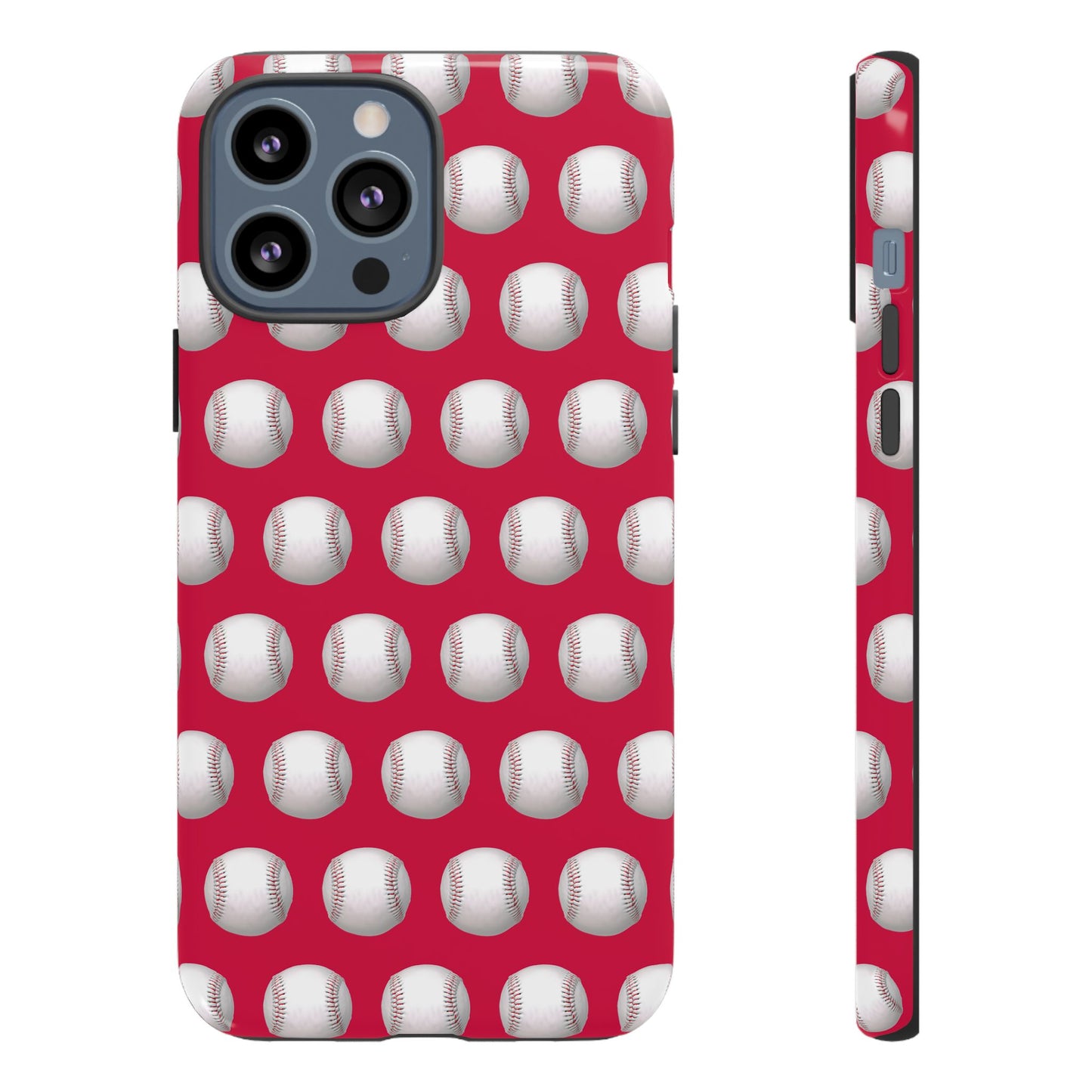 Baseball Phone Case Red
