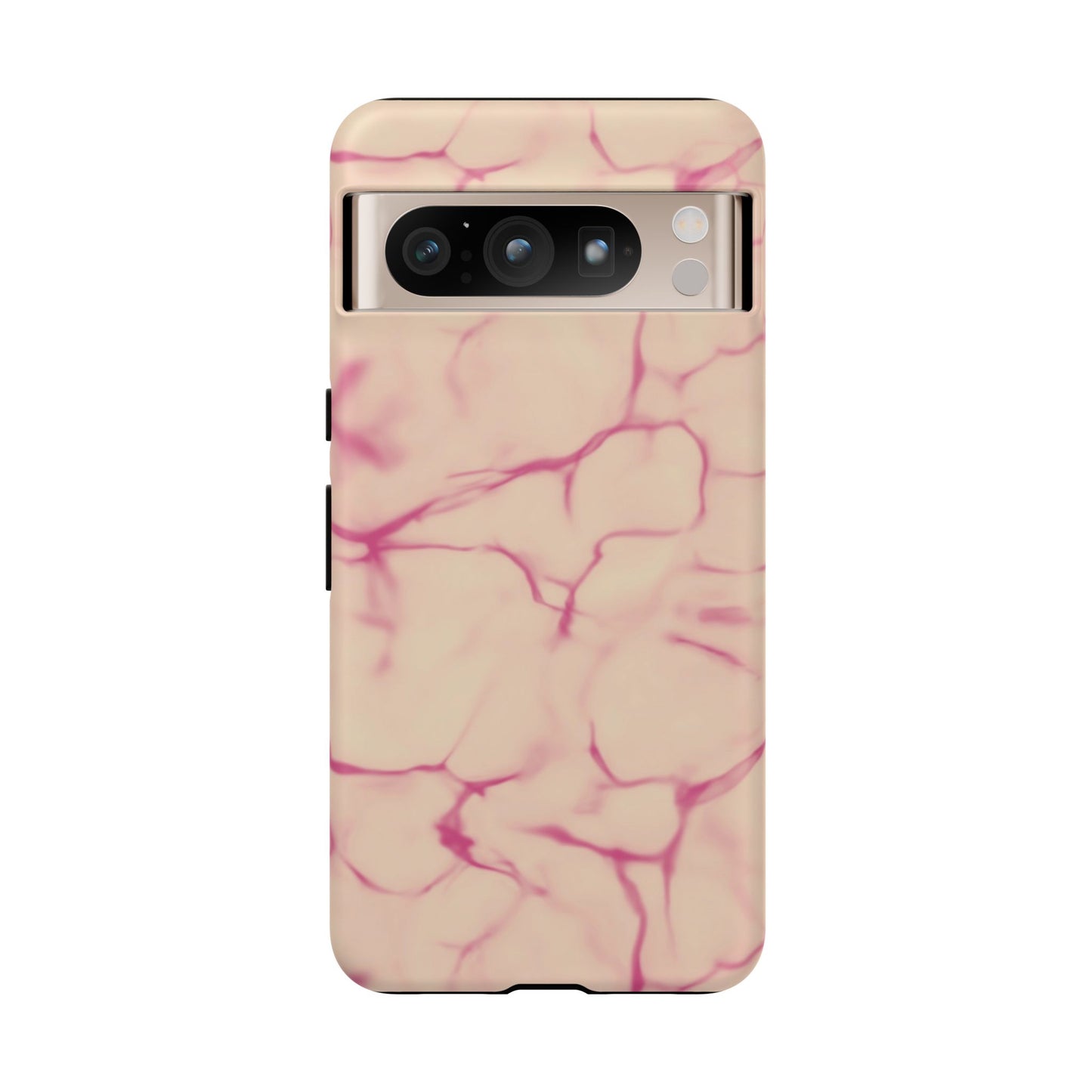 Marble Phone Case Cream Pink