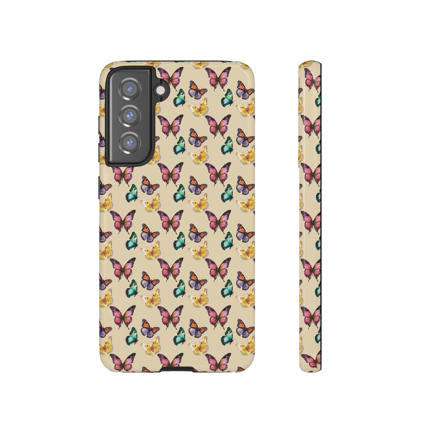 Butterfly Phone Case Cream