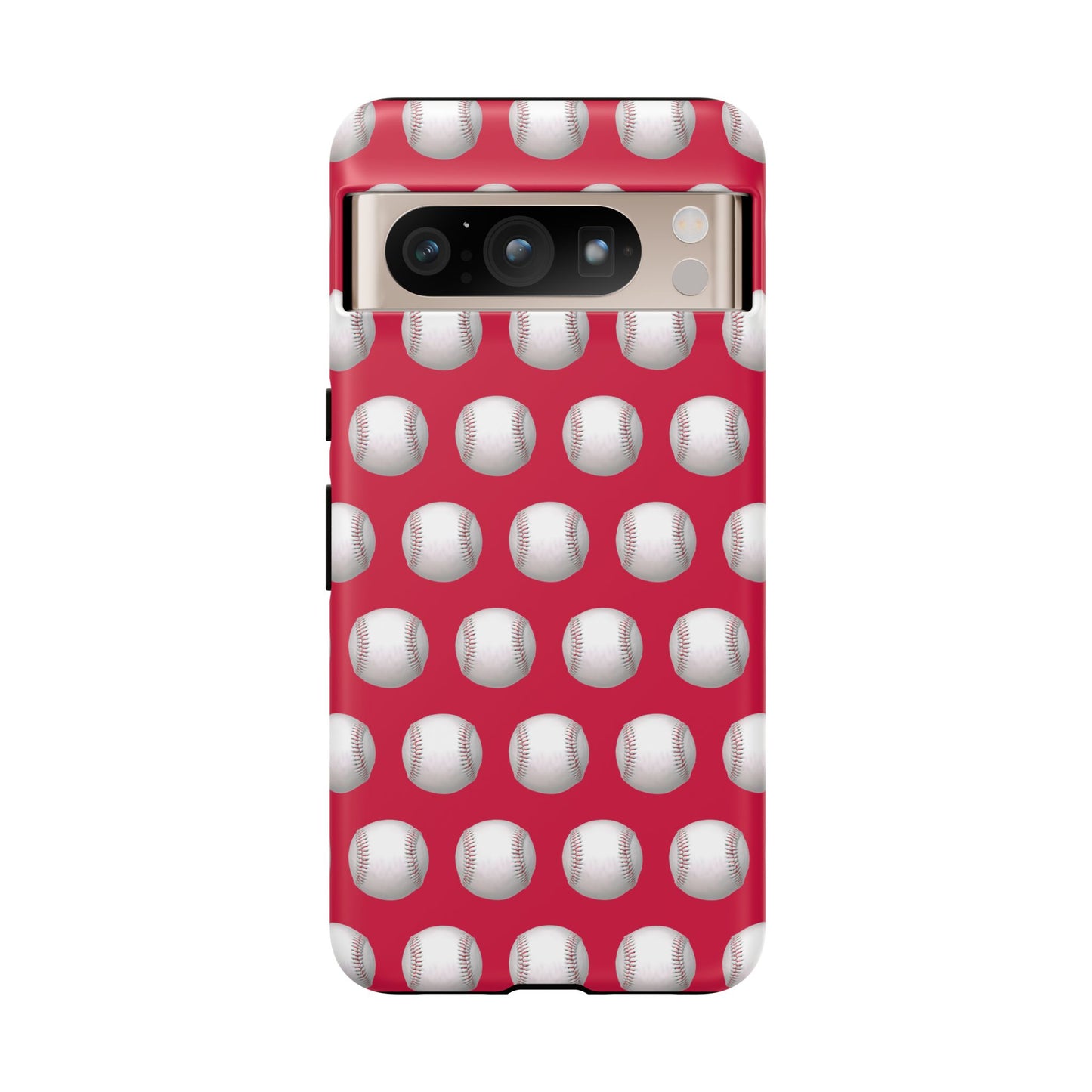 Baseball Phone Case Red