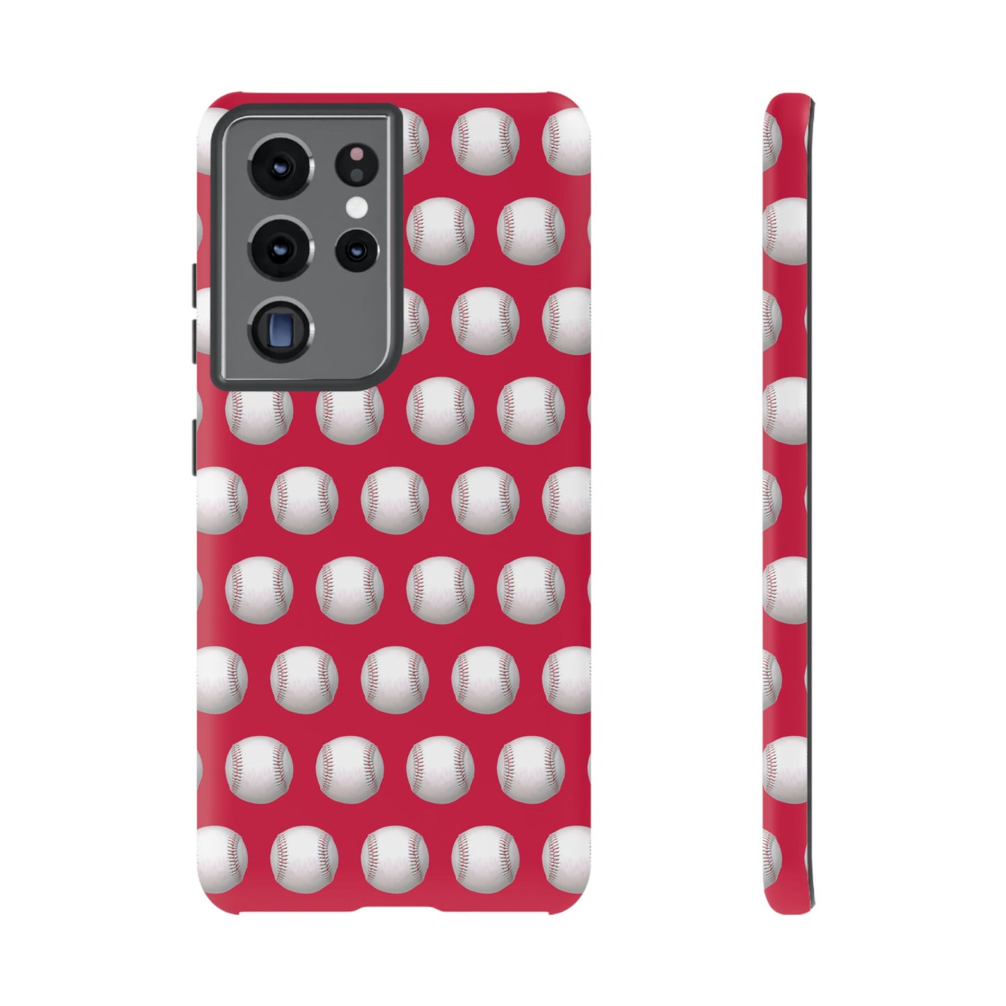 Baseball Phone Case Red