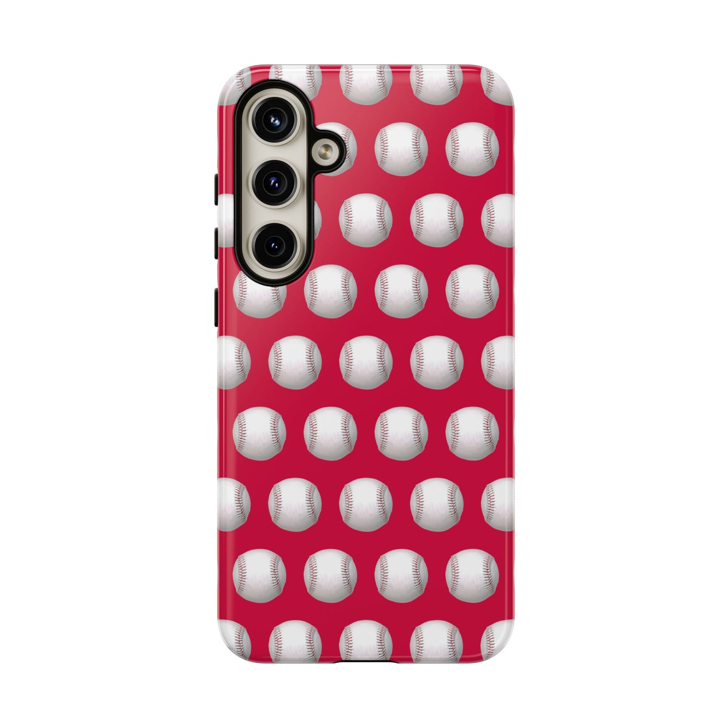 Baseball Phone Case Red