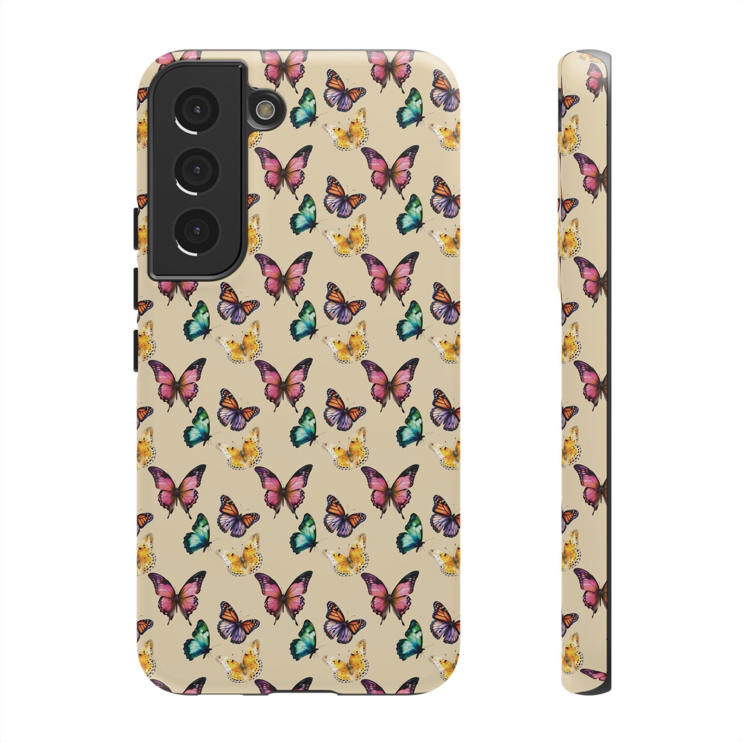 Butterfly Phone Case Cream