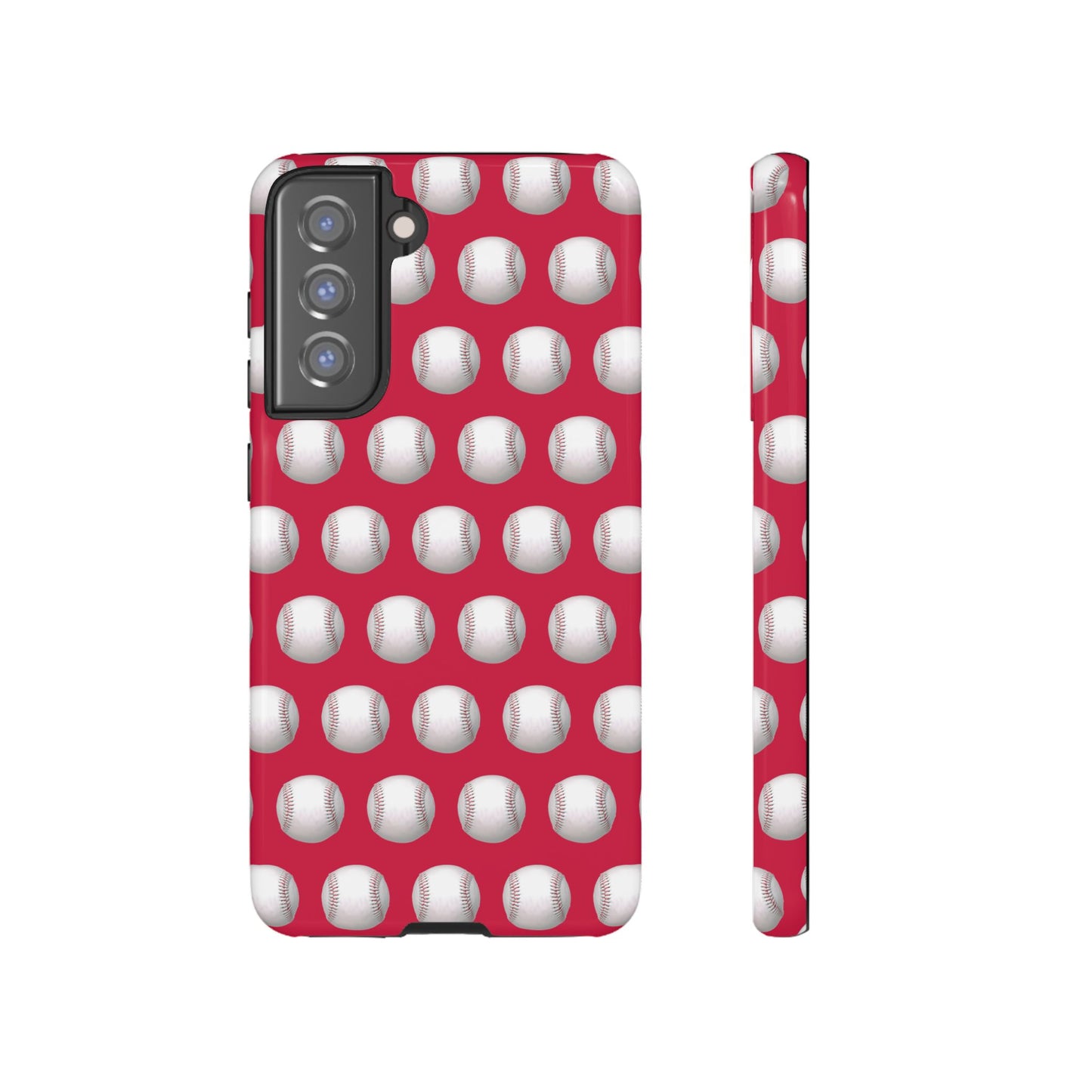 Baseball Phone Case Red