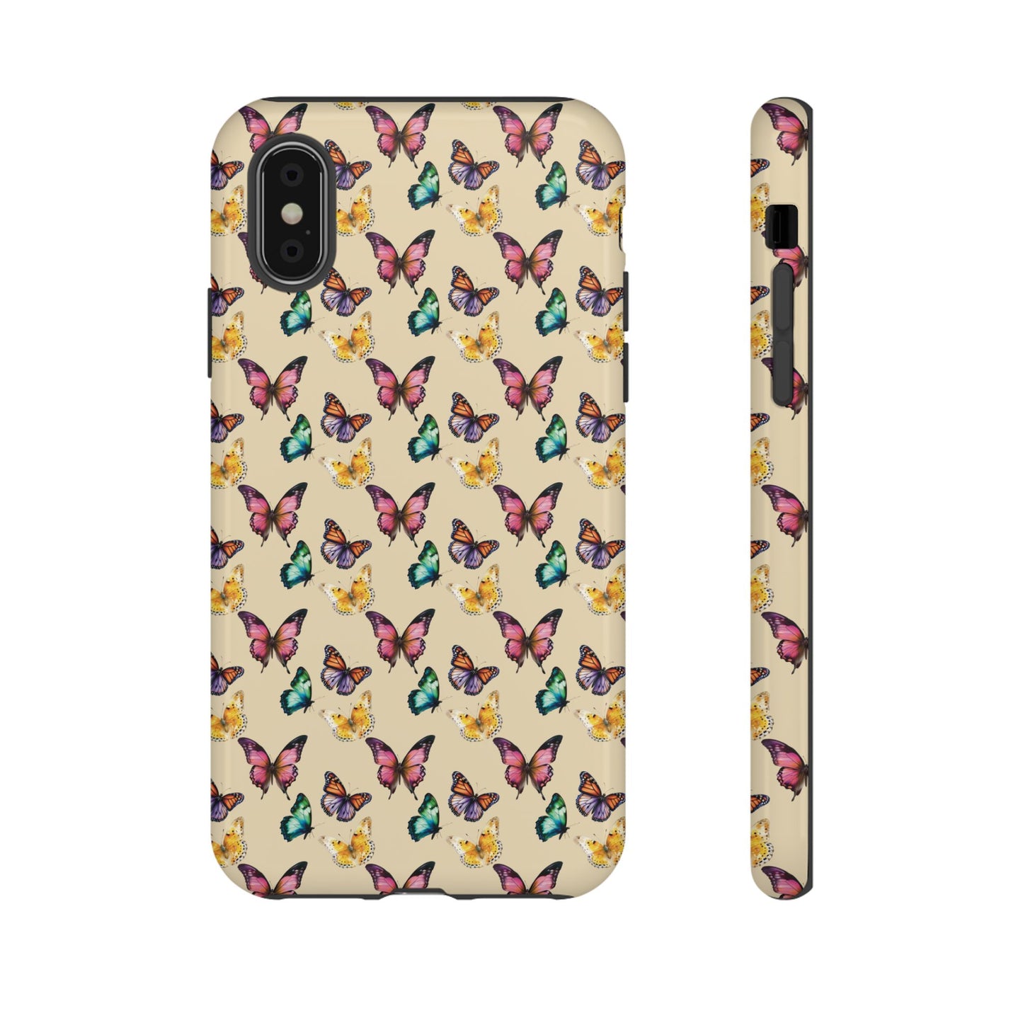 Butterfly Phone Case Cream