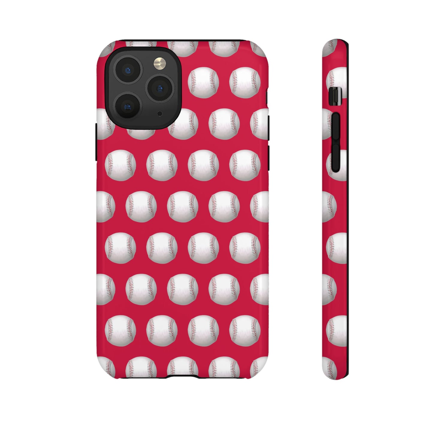 Baseball Phone Case Red