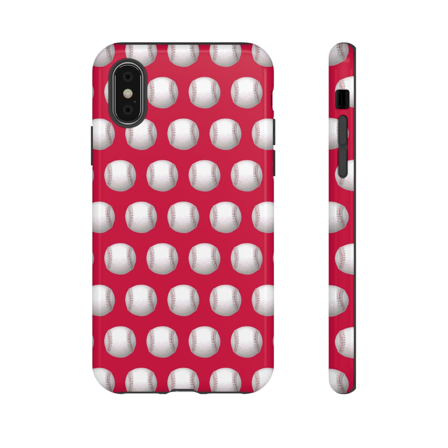 Baseball Phone Case Red