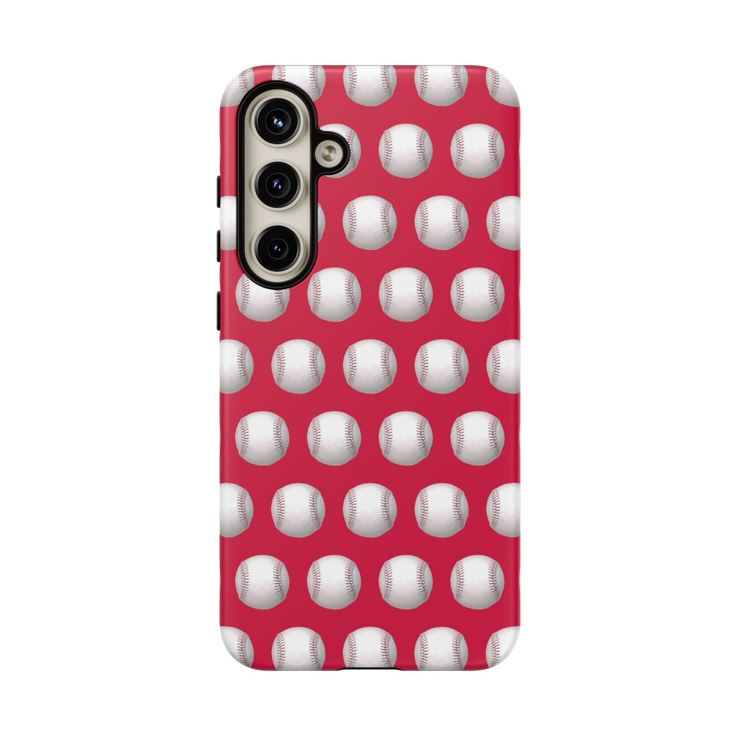Baseball Phone Case Red