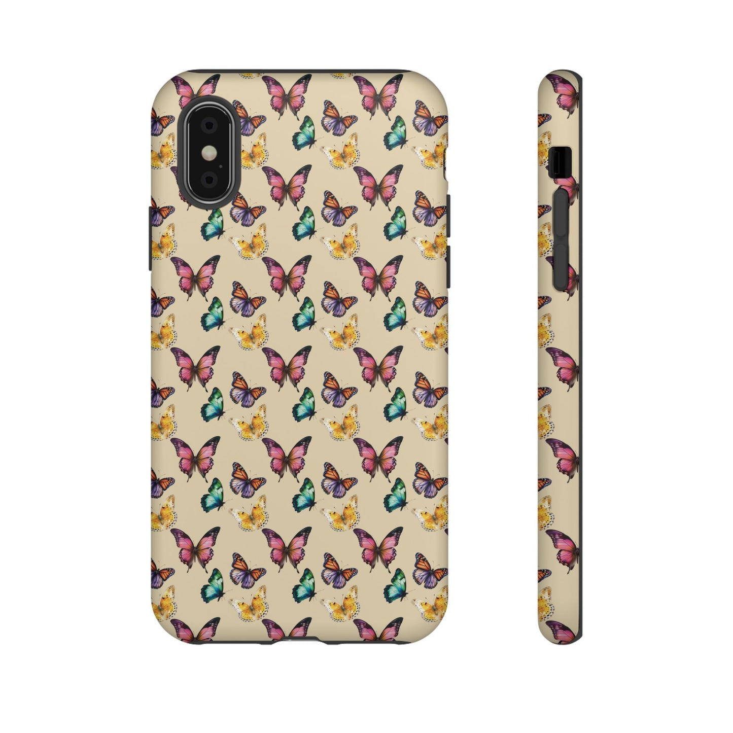 Butterfly Phone Case Cream