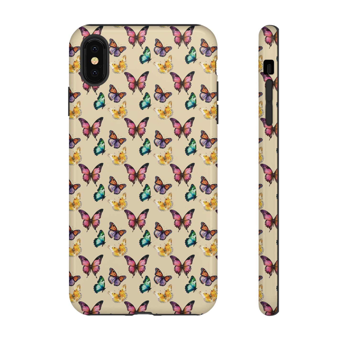 Butterfly Phone Case Cream