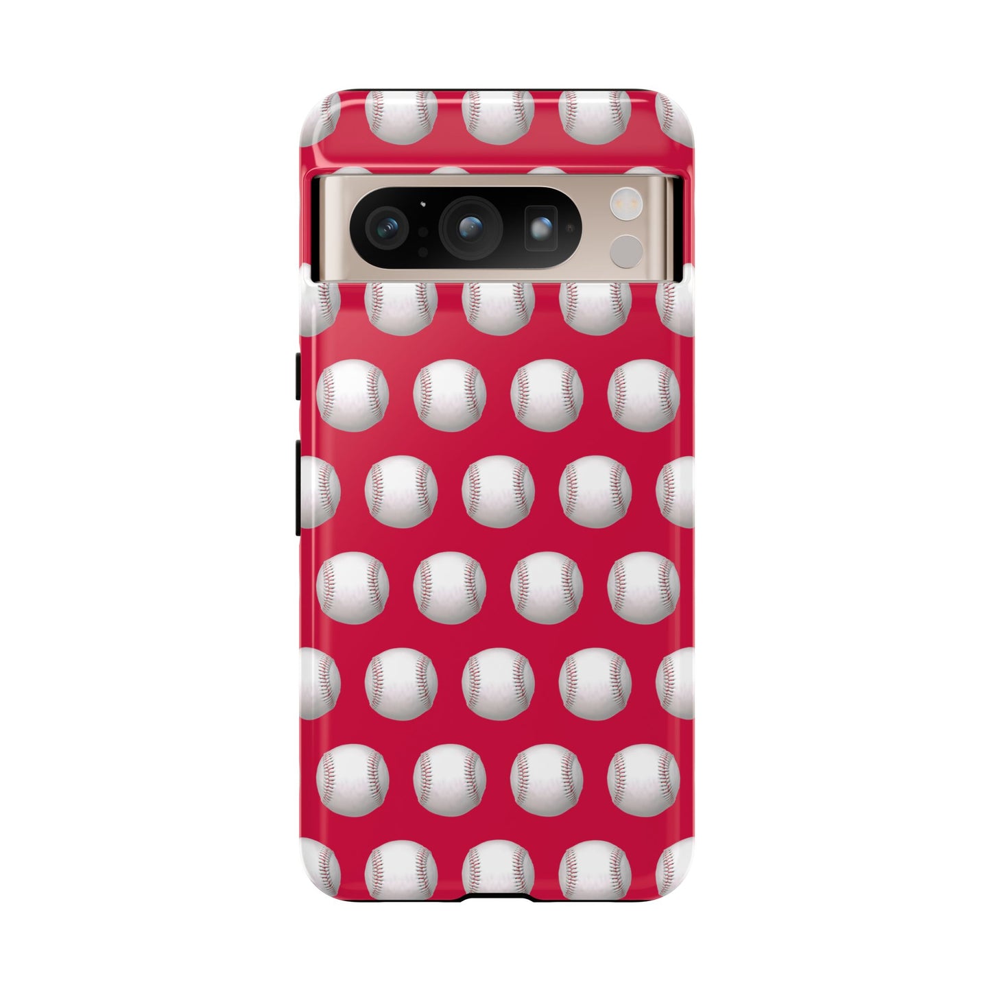 Baseball Phone Case Red