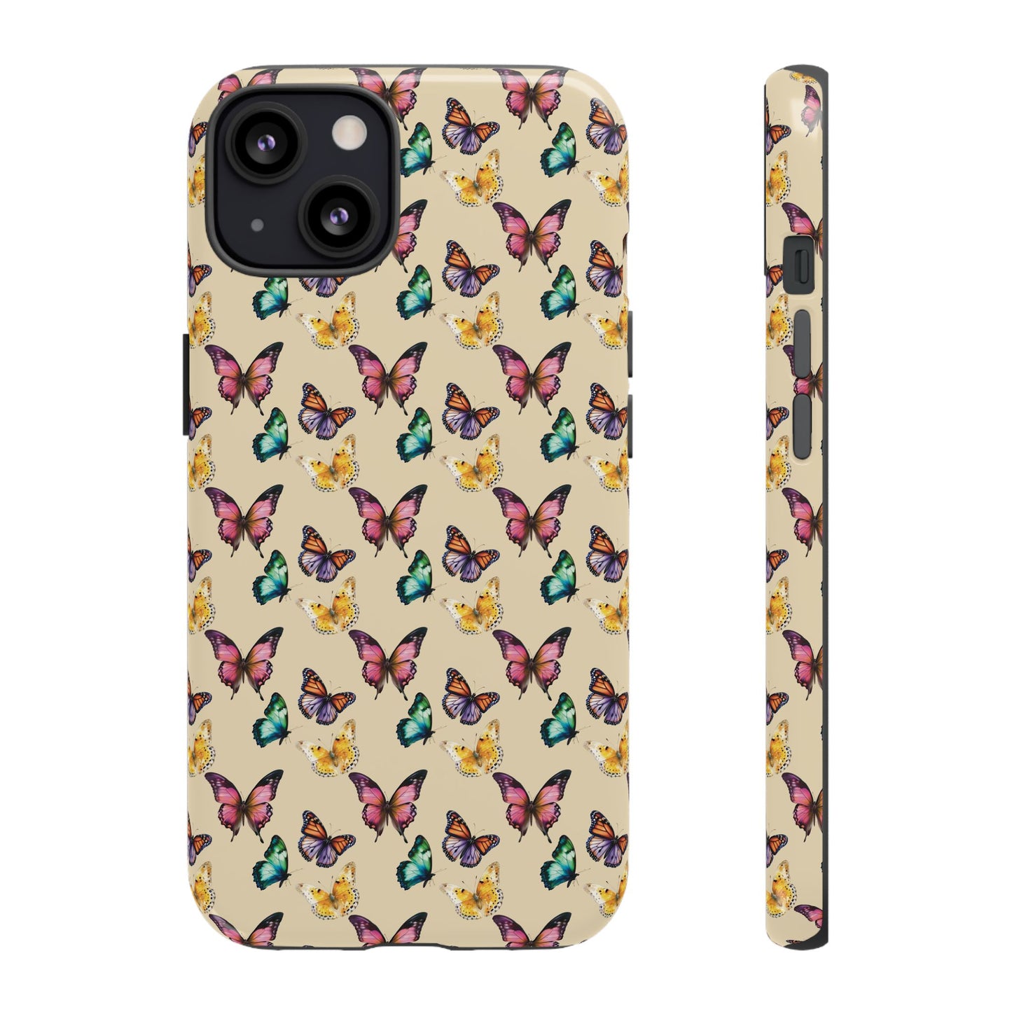 Butterfly Phone Case Cream