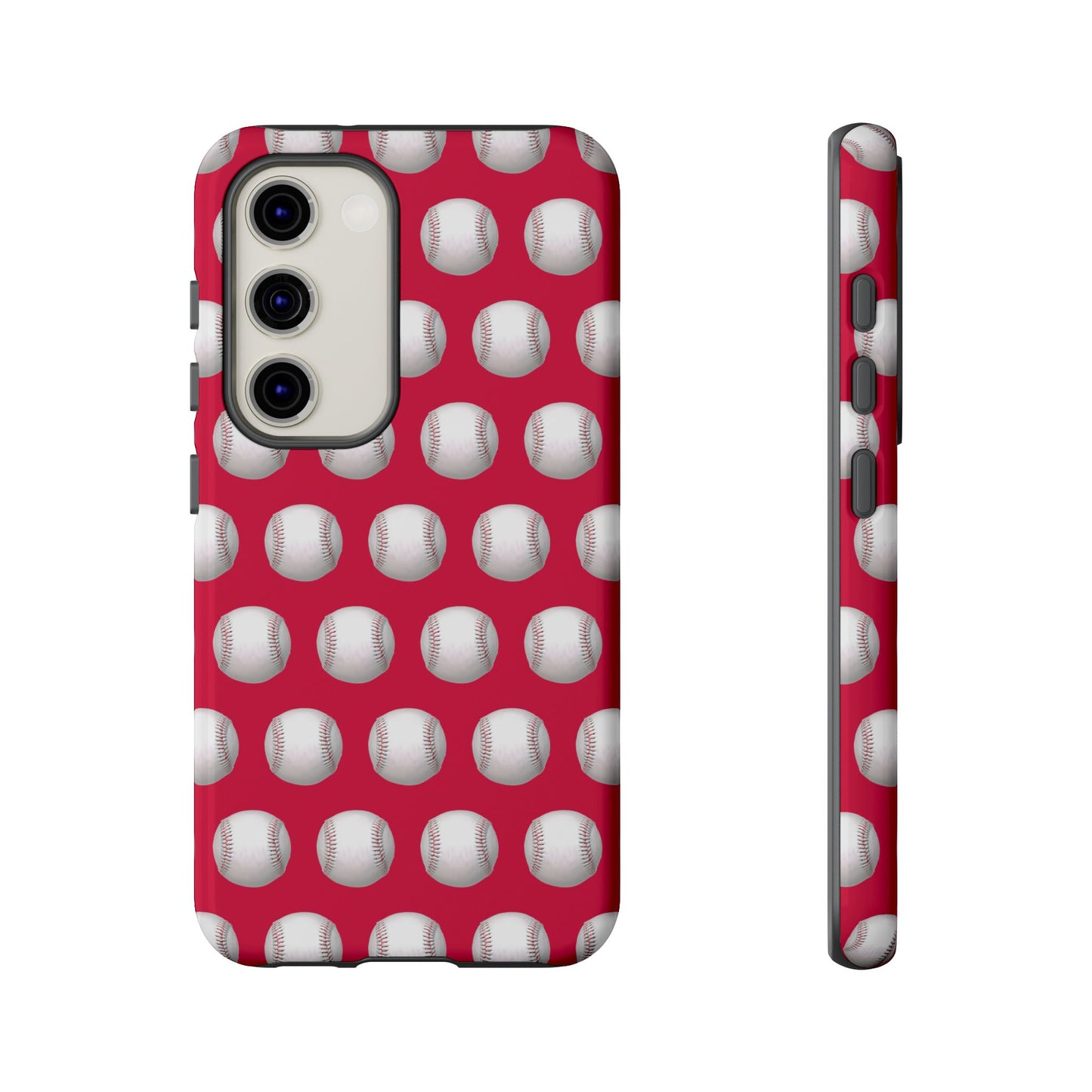 Baseball Phone Case Red