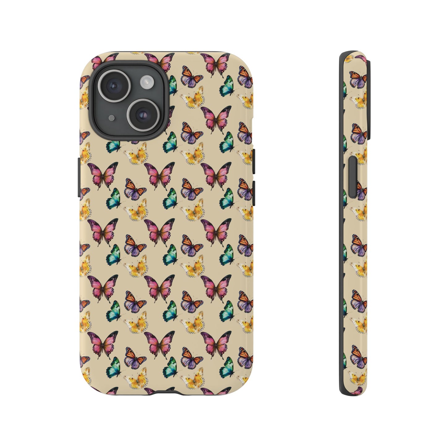 Butterfly Phone Case Cream