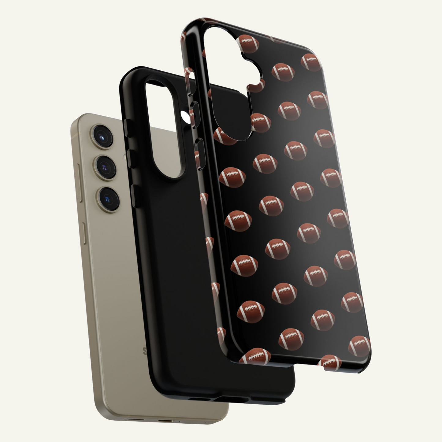 Football Phone Case Black