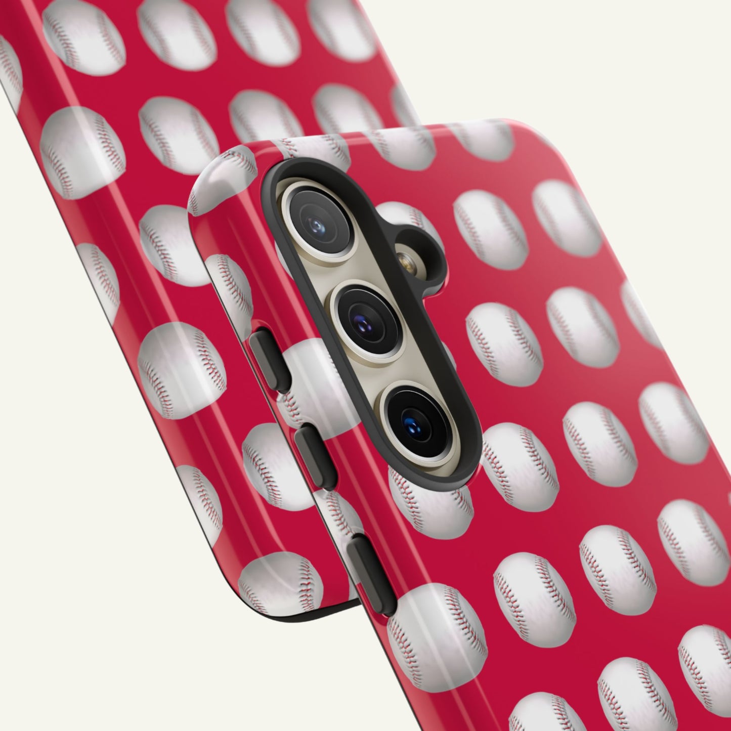 Baseball Phone Case Red
